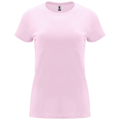 CAPRI SHORT SLEEVE WOMENS TEE SHIRT in Light Pink