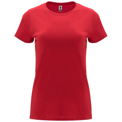 CAPRI SHORT SLEEVE WOMENS TEE SHIRT in Red