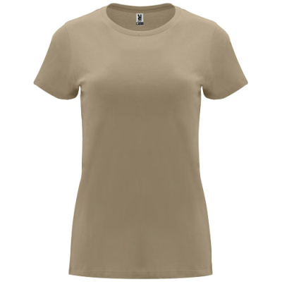 CAPRI SHORT SLEEVE WOMENS TEE SHIRT in Sand