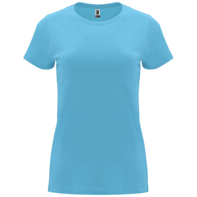 CAPRI SHORT SLEEVE WOMENS TEE SHIRT in Turquois