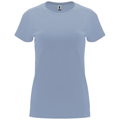 CAPRI SHORT SLEEVE WOMENS TEE SHIRT in Zen Blue