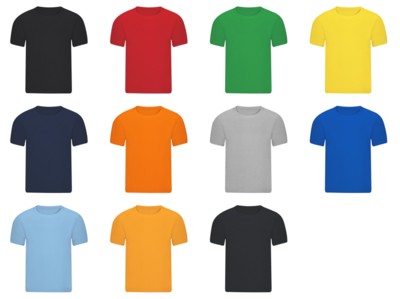 CHILDRENS COLOUR T-SHIRT SEIYO