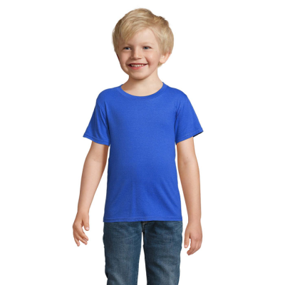 CRUSADER CHILDRENS TEE SHIRT 150G in Blue