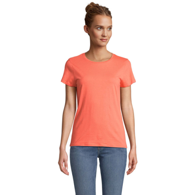 CRUSADER LADIES TEE SHIRT 150G in Orange