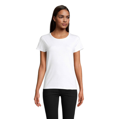 CRUSADER LADIES TEE SHIRT 150G in White