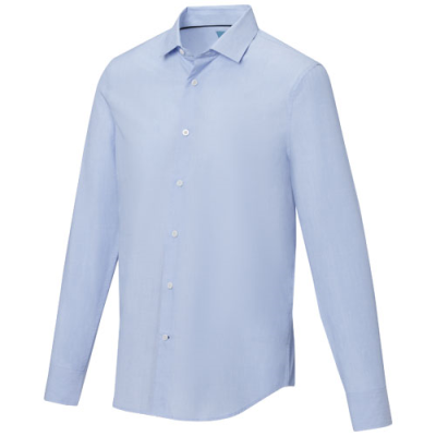 CUPRITE LONG SLEEVE MENS ORGANIC SHIRT in Light Blue