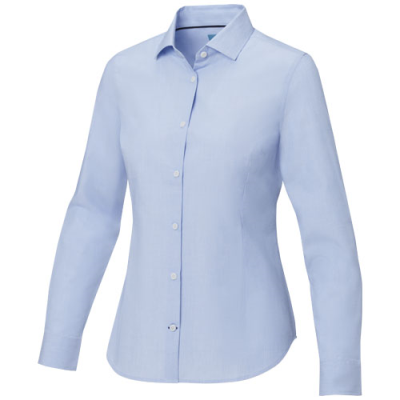 CUPRITE LONG SLEEVE WOMENS ORGANIC SHIRT in Light Blue