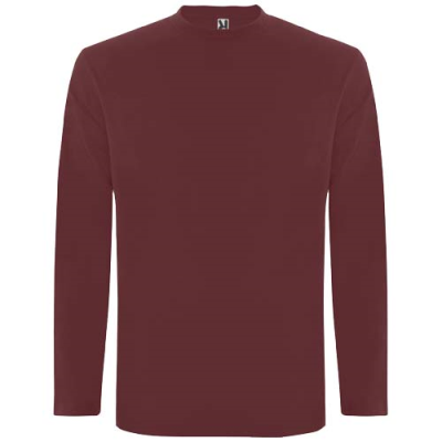 EXTREME LONG SLEEVE MENS TEE SHIRT in Berry Red