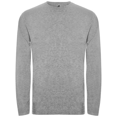 EXTREME LONG SLEEVE MENS TEE SHIRT in Marl Grey