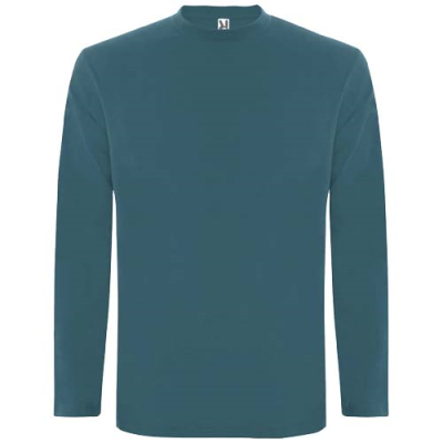 EXTREME LONG SLEEVE MENS TEE SHIRT in Storm Blue