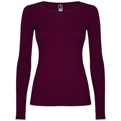 EXTREME LONG SLEEVE WOMENS TEE SHIRT in Garnet