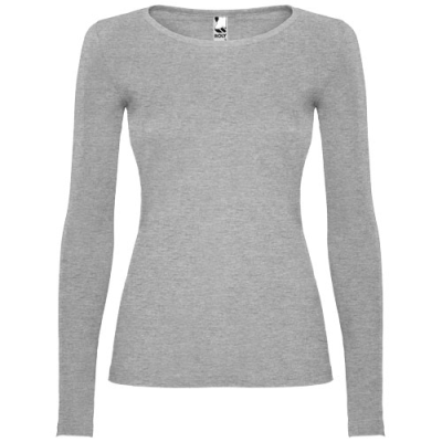 EXTREME LONG SLEEVE WOMENS TEE SHIRT in Marl Grey