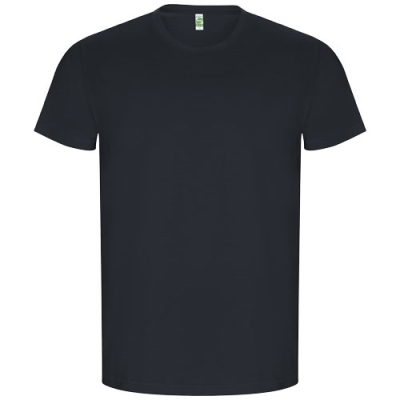 GOLDEN SHORT SLEEVE MENS TEE SHIRT in Ebony