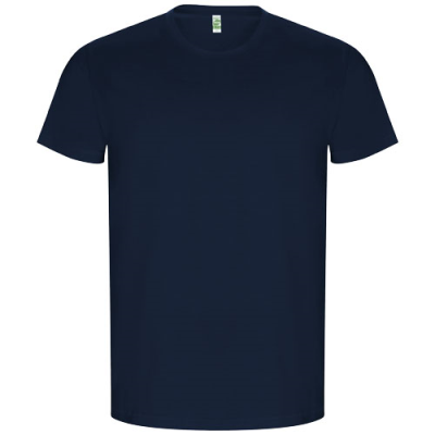 GOLDEN SHORT SLEEVE MENS TEE SHIRT in Navy Blue