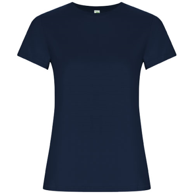 GOLDEN SHORT SLEEVE WOMENS TEE SHIRT in Navy Blue