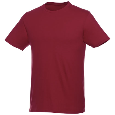 HEROS SHORT SLEEVE MENS TEE SHIRT in Burgundy