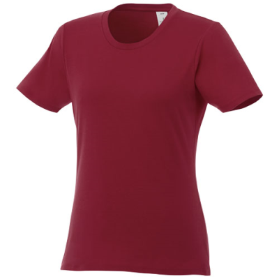 HEROS SHORT SLEEVE WOMENS TEE SHIRT in Burgundy