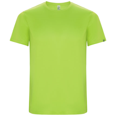 IMOLA SHORT SLEEVE CHILDRENS SPORTS TEE SHIRT in Fluor Green