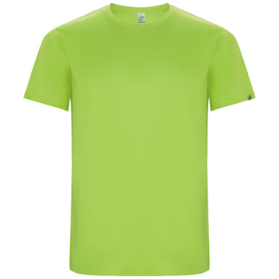 IMOLA SHORT SLEEVE CHILDRENS SPORTS TEE SHIRT in Lime