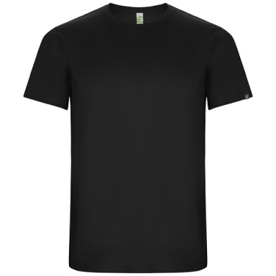 IMOLA SHORT SLEEVE CHILDRENS SPORTS TEE SHIRT in Solid Black