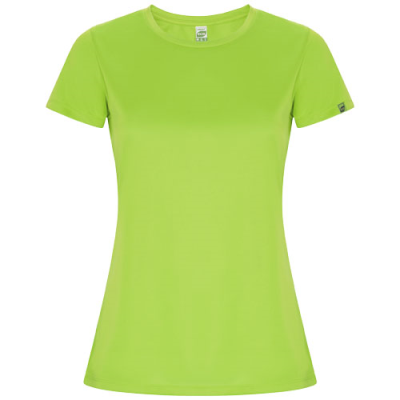 IMOLA SHORT SLEEVE WOMENS SPORTS TEE SHIRT in Fluor Green