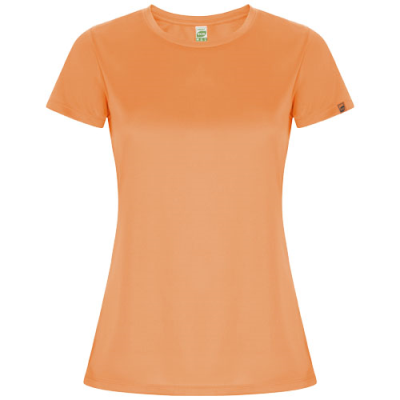 IMOLA SHORT SLEEVE WOMENS SPORTS TEE SHIRT in Fluor Orange