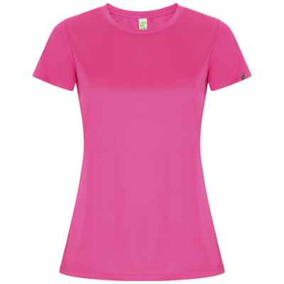 IMOLA SHORT SLEEVE WOMENS SPORTS TEE SHIRT in Pink Fluor