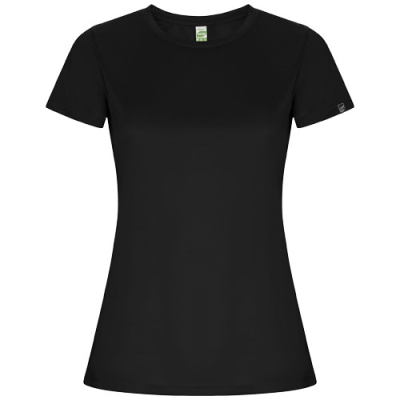 IMOLA SHORT SLEEVE WOMENS SPORTS TEE SHIRT in Solid Black