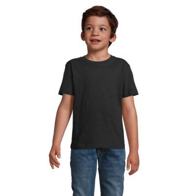 IMPERIAL CHILDRENS TEE SHIRT 190G in Black