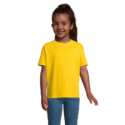 IMPERIAL CHILDRENS TEE SHIRT 190G in Gold