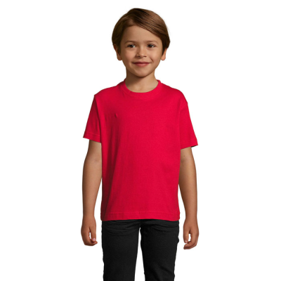 IMPERIAL CHILDRENS TEE SHIRT 190G in Red