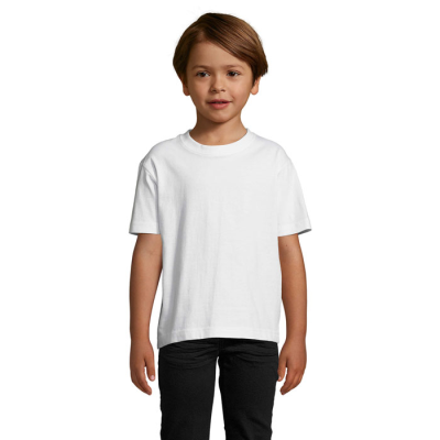 IMPERIAL CHILDRENS TEE SHIRT 190G in White