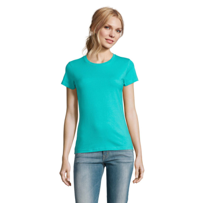 IMPERIAL LADIES TEE SHIRT 190G in Blue