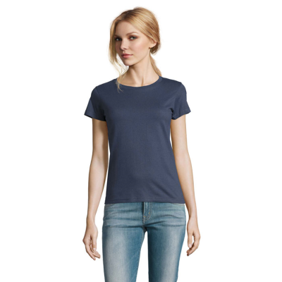 IMPERIAL LADIES TEE SHIRT 190G in Blue