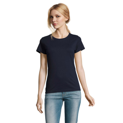 IMPERIAL LADIES TEE SHIRT 190G in Blue