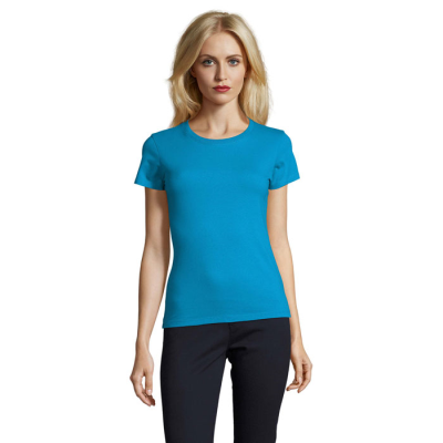 IMPERIAL LADIES TEE SHIRT 190G in Blue