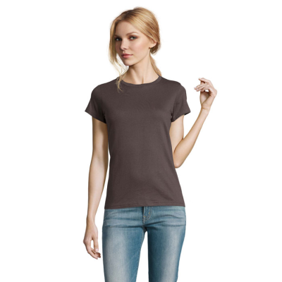 IMPERIAL LADIES TEE SHIRT 190G in Grey