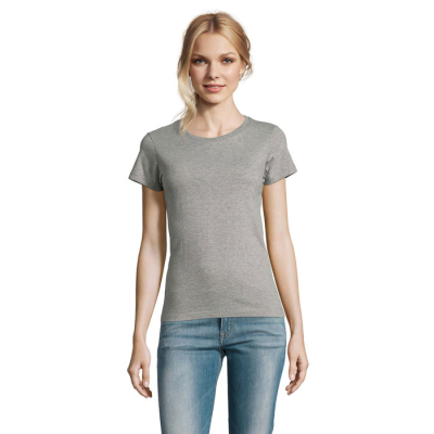 IMPERIAL LADIES TEE SHIRT 190G in Grey