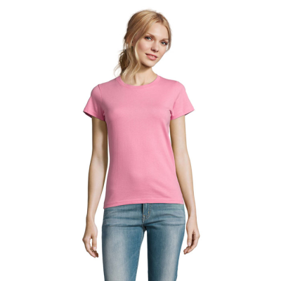 IMPERIAL LADIES TEE SHIRT 190G in Pink