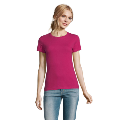 IMPERIAL LADIES TEE SHIRT 190G in Pink