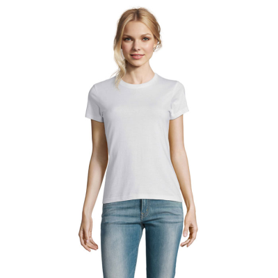 IMPERIAL LADIES TEE SHIRT 190G in White