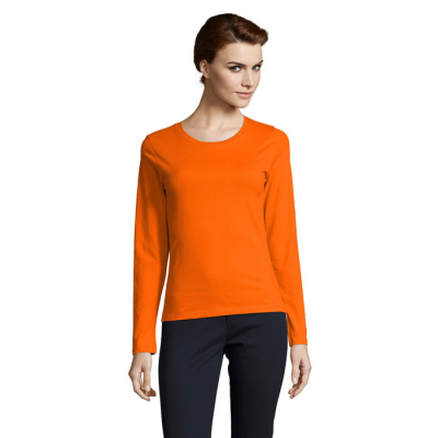 IMPERIAL LSL LADIES TEE SHIRT in Orange