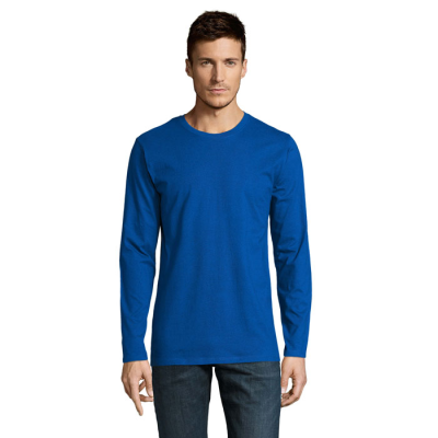 IMPERIAL LSL MEN T-SHIRT190 in Blue