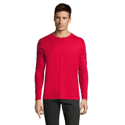 IMPERIAL LSL MEN T-SHIRT190 in Red