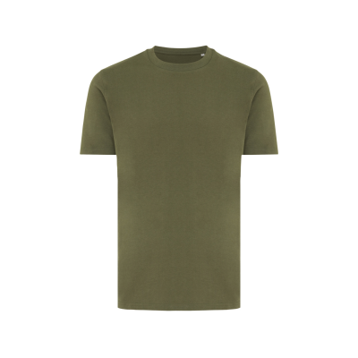 IQONIQ BRETT RECYCLED COTTON TEE SHIRT in Khaki