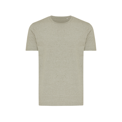 IQONIQ BRETT RECYCLED COTTON TEE SHIRT in Light Heather Green