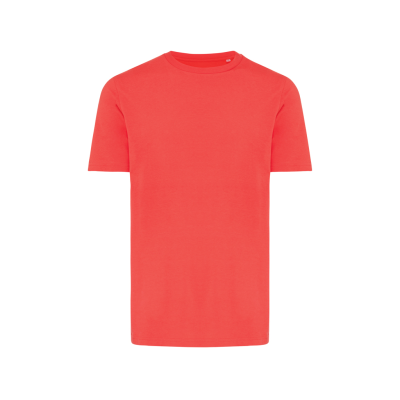 IQONIQ BRETT RECYCLED COTTON TEE SHIRT in Luscious Red