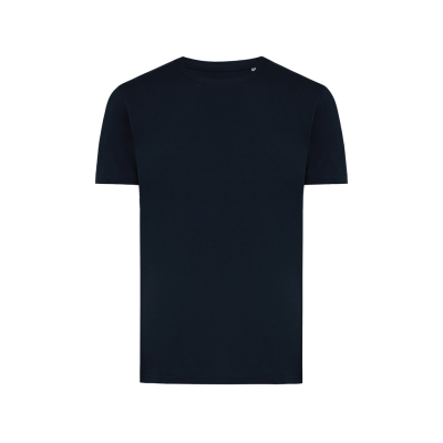 IQONIQ BRETT RECYCLED COTTON TEE SHIRT in Navy