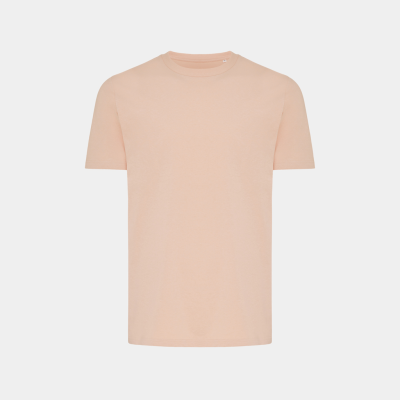 IQONIQ BRETT RECYCLED COTTON TEE SHIRT in Peach Nectar