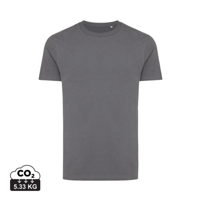 IQONIQ BRYCE RECYCLED COTTON TEE SHIRT in Anthracite Grey